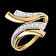 Schmuck ring nefertiti weissgold mit 5 diamanten