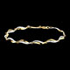 Frau armband torsage gelbgold mit 22 diamanten