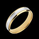 Geschenk Frau ring dandy aus gelbgold und weissgold