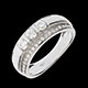 Verk�ufe edler trilogie ring aus weissgold besetz