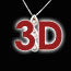 Geschenk Frauen Diamantcollier: Larmes d'Antilope