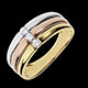 Juwelieren trilogie ring trinidad weissgold gelb