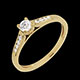 on-line kaufen solitarring duchesse in gelbgold