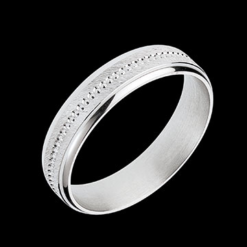 Geschenke Trauring Arche aus Weissgold