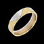 Hochzeit Ring Harlekin in Gelbgold und Weissgold