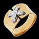 Juwelieren ring haute couture in gelbgold