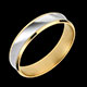 On-line Verk�ufe trauring dandy aus gelbgold und weissgold