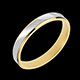 Geschenke Frauen trauring dandy aus gelbgold und weissgold