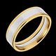 on-line kaufen ring dandy aus gelbgold und weissgold