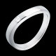 Gold Schmucke ring elipse weissgold