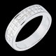 Hochzeit trauring semi pave weissgold kanalfassung reihig k
