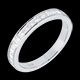 Geschenk Frau trauring semi pave weissgold kanalfassung 05 karat