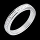 Gold Schmuck trauring semi pave weissgold kanalfassung 08 karat