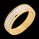 on-line Kauf trauring semi pave gelbgold kanalfassung reihig ka
