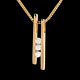 kaufen collier stimmgabel trilogie in gelbgold diamanten