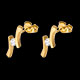 Geschenk Frau ohrstecker apostrophe gelbgold