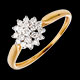 on-line kaufen ring kaleidoskop gelbgold 026 karat 19 diamanten
