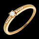 Juwelieren solitar octave gelbgold diamanten