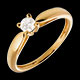 On-line Verk�ufe zarter solitar gelbgold 021 karat