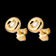 Juwelieren ohrstecker calice gelbgold