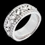 Hochzeit Ring Kaiserin in Weissgold - 0.9 Karat