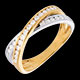 Geschenk Frauen ring ellipse voll besetzt 038 karat 25 diamanten