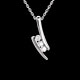Geschenke Frau collier trilogie citation in weissgold diamanten