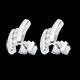 Geschenk Frauen ohrstecker trilogie citation weissgold diamanten
