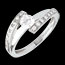 Geschenke Frauen Solit�r mecano in Weissgold - 0.51 Karat