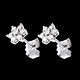 Geschenk Frauen ohrstecker lotusblute 033 karat