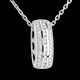 Geschenke anhanger diamantreif weissgold 027 karat