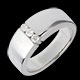 Juwelier trilogie mit spannfassung weissgold diamanten