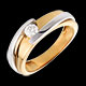 on-line Kauf solitar bipolaire weiss und gelbgold 023 karat