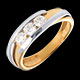 On-line Verfkauf trilogie bipolaire en weiss und gelbgold 053 karat
