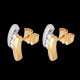 On-line Verk�ufe ohrstecker trilogie citation weiss und gelbgold di
