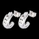 Geschenke ohrringe trilogie bipolaire weissgold 03 karat dia