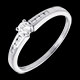 Schmuck solitar octave weissgold 027 karat diamanten