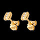 Gold Schmucke ohrstecker trilogie mit spannfassung gelbgold diam