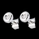 Hochzeit ohrstecker calice weissgold