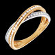 Juwelier ring ellipse voll besetzt 026 karat 43 diamanten