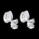 Geschenk Frauen trilogie mit spannfassung weissgold 023 karat diam