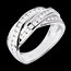 Hochzeit Diamanten-Ring tress� in Weissgold - 0.63 Karat - 38 Diamanten