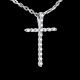 On-line Verk�ufe anhanger kreuz weissgold 17 diamanten