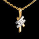 Schmuck anhanger sinogramme trilogie diamanten