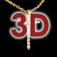 Gold Schmucke Anh�nger Kreuz in Gelbgold - 17 Diamanten