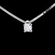 Juwelieren collier solitar weissgold