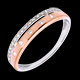 Juwelier ring krone rose und weissgold 22 diamanten