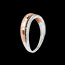 Schmuck Ring Krone in Ros�- und Weissgold - 22 Diamanten