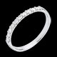 Gold Schmucke trauring semi pave weissgold krappenfassung 10 dia