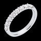 Gold Schmucke trauring semi pave weissgold krappenfassung 05 kar